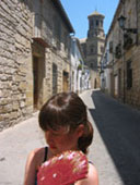 Girl with Red Fan